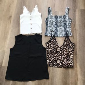 Lot of 4 SHEIN Tanks
